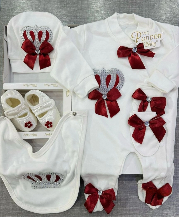 12 Pc New Born  laxury Baby unisex Suits